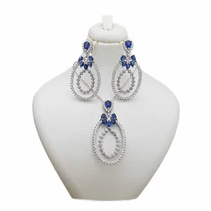 نیم ست نقره زنانه ترمه ۱ مدل 9444