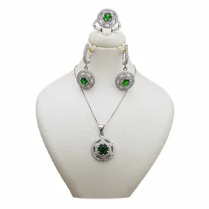 نیم ست نقره زنانه ترمه 1 طرح مجلسی کد AR102