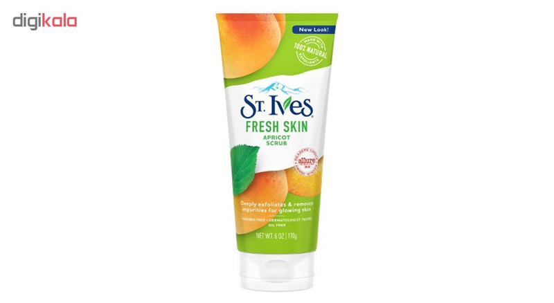اسکراب لایه بردار پوست اس تی.ایوز مدل Fresc Skin Apricot وزن 170 گرم