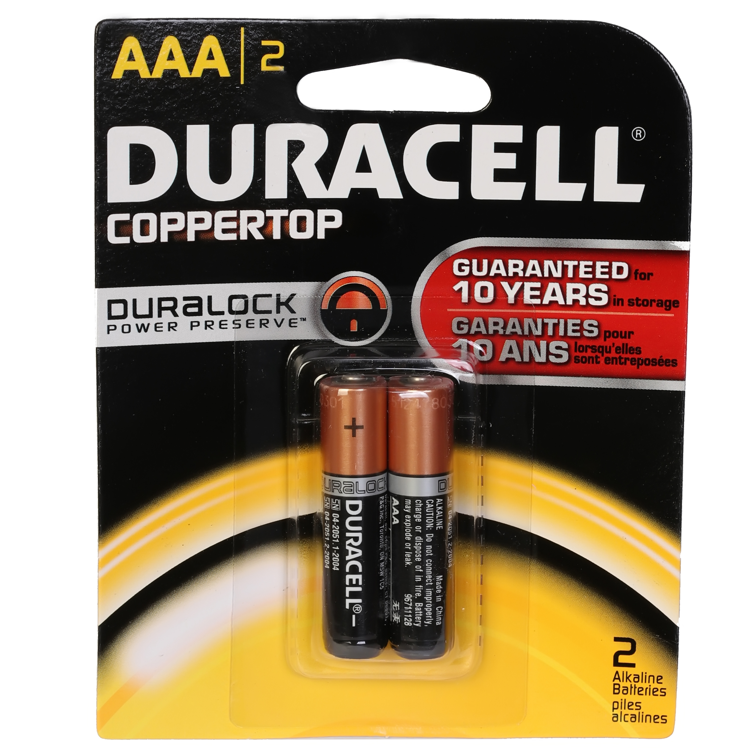 باتری نیم قلمی دوراسل مدل  Duralock COPPERTOP بسته 2 عددی