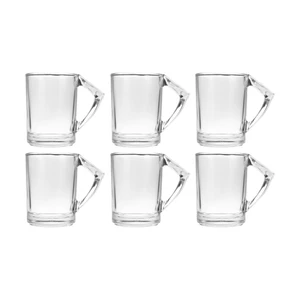 لیوان شیشه اصفهان مدل نیلوفر کد 440 بسته 6 عددی