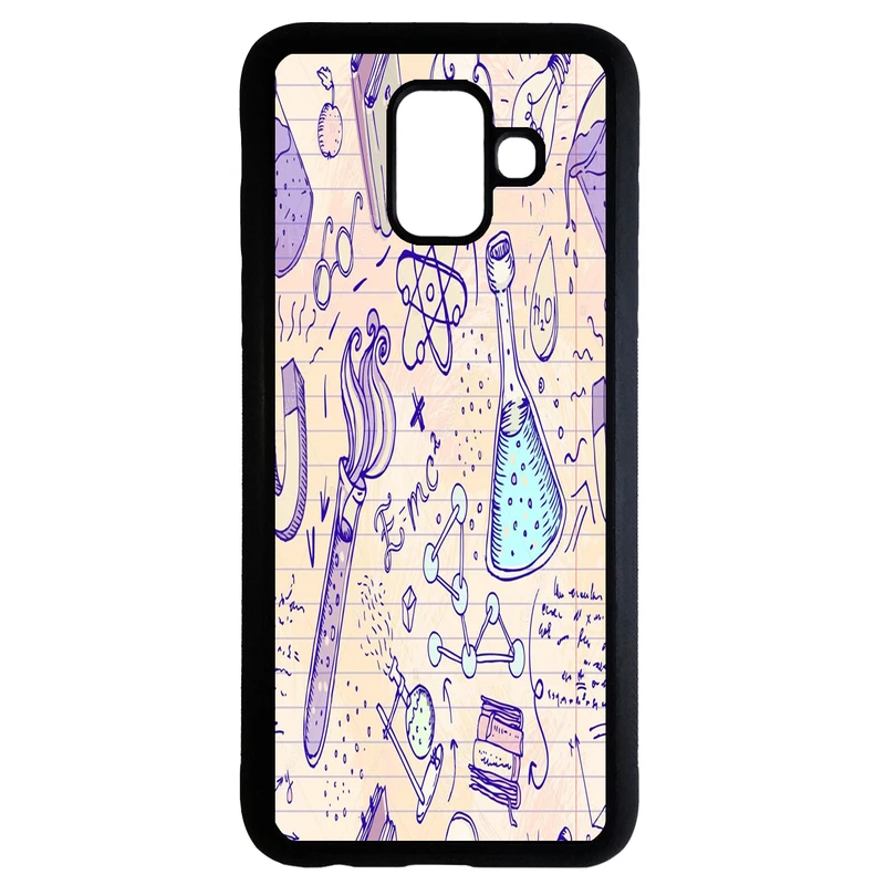 کاور طرح شیمی کد 1105408673 مناسب برای گوشی موبایل سامسونگ galaxy a8 2018