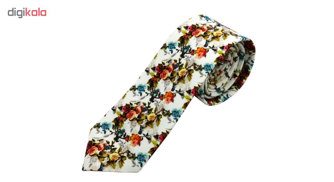 کراوات مردانه طرح گل کد 101 -  - 2