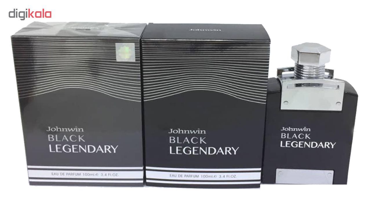 ادو پرفیوم مردانه جانوین مدل Legendary Black حجم 100 میلی لیتر -  - 2