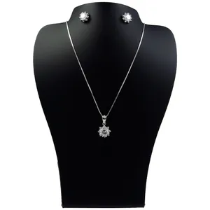 نیم ست نقره زنانه مانچو مدل sm6012