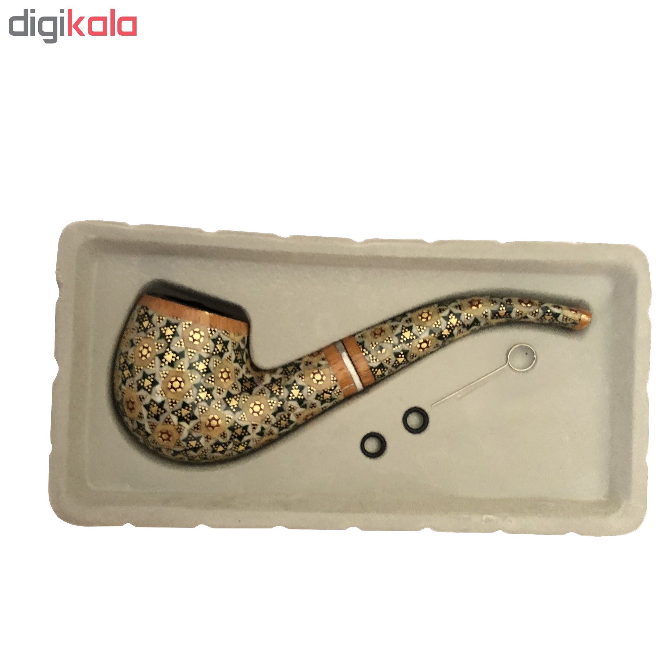 Inlay handicraft pipe, DIBA Model, code 10