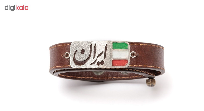 دستبند نقره مردانه مدل CAA014