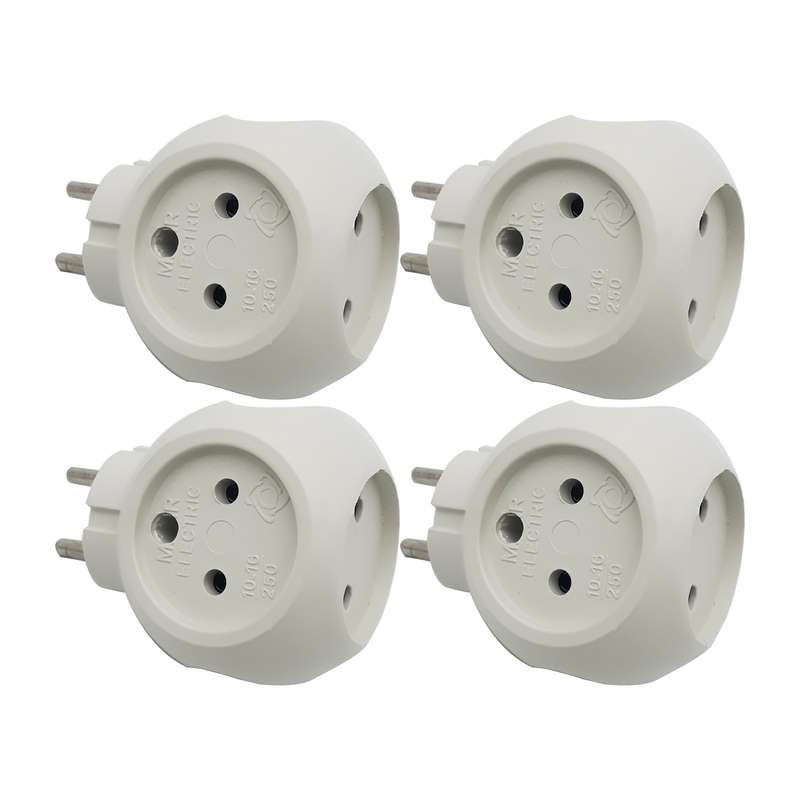 سه راهی برق کد 240 بسته 4 عددی