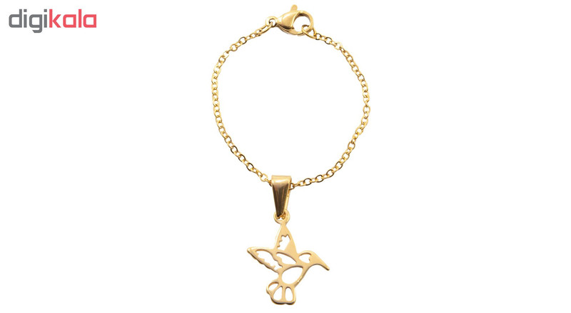 آویز ساعت زنانه بهارگالری طرح پرنده کد 212040