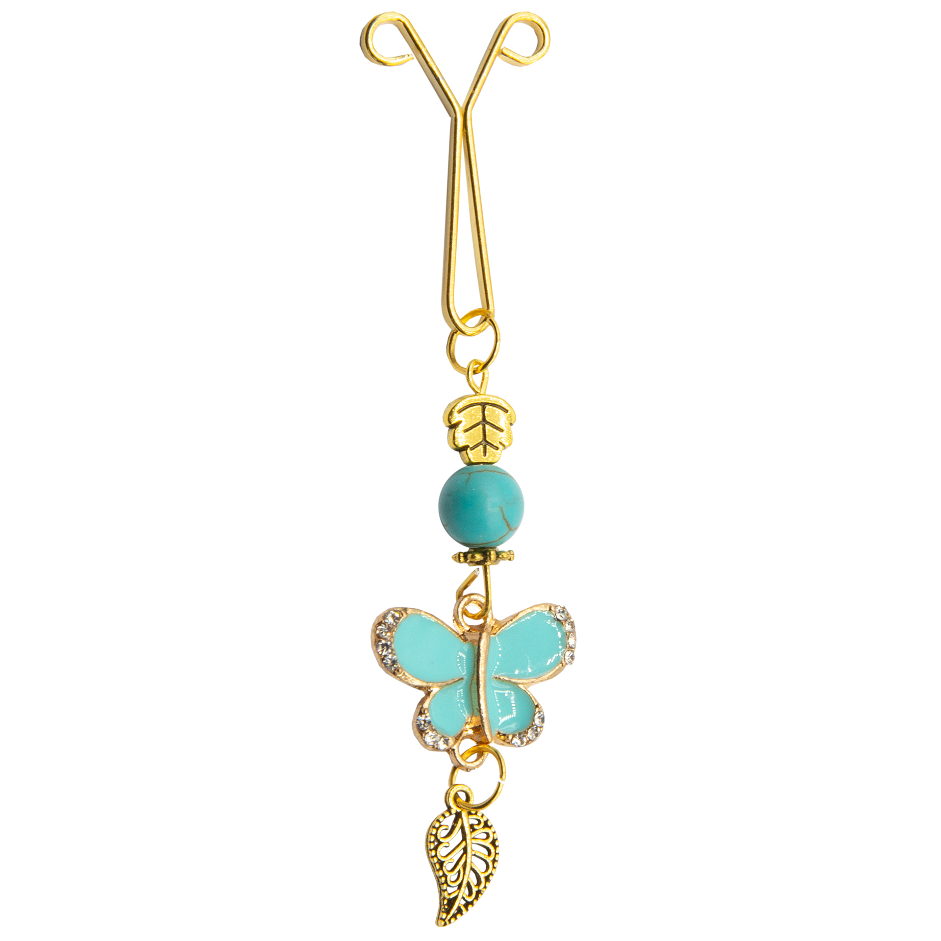 گیره روسری بهارگالری طرح پروانه کد 211087