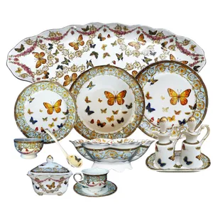 سرویس غذا خوری 46 پارچه لمونژ مدل SY194S