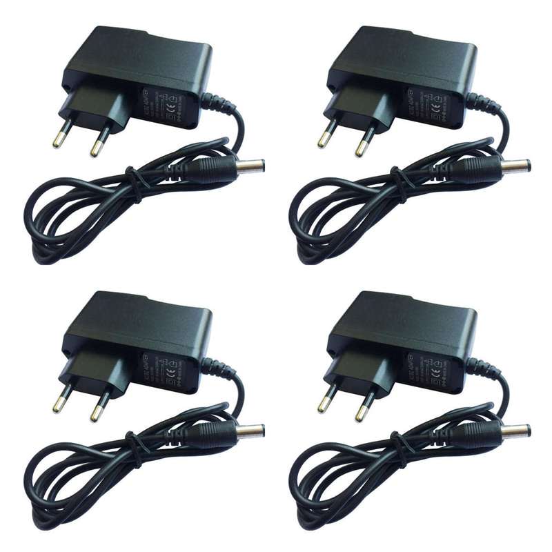 آداپتور 12 ولت 1 آمپر مدل HC-121000 بسته 4 عددی