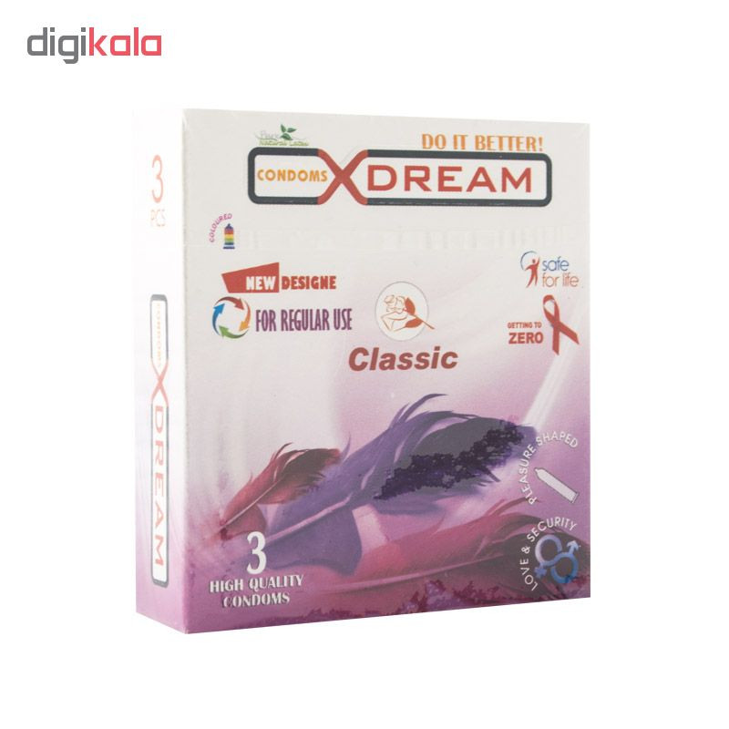 کاندوم ایکس دریم مدل 384001 مجموعه 4 عددی