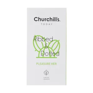 Churchills Ribbed And Dotted Condoms 12PSC