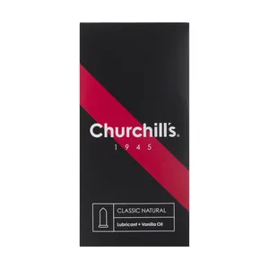 Churchills Classic Natural Condoms 12PSC