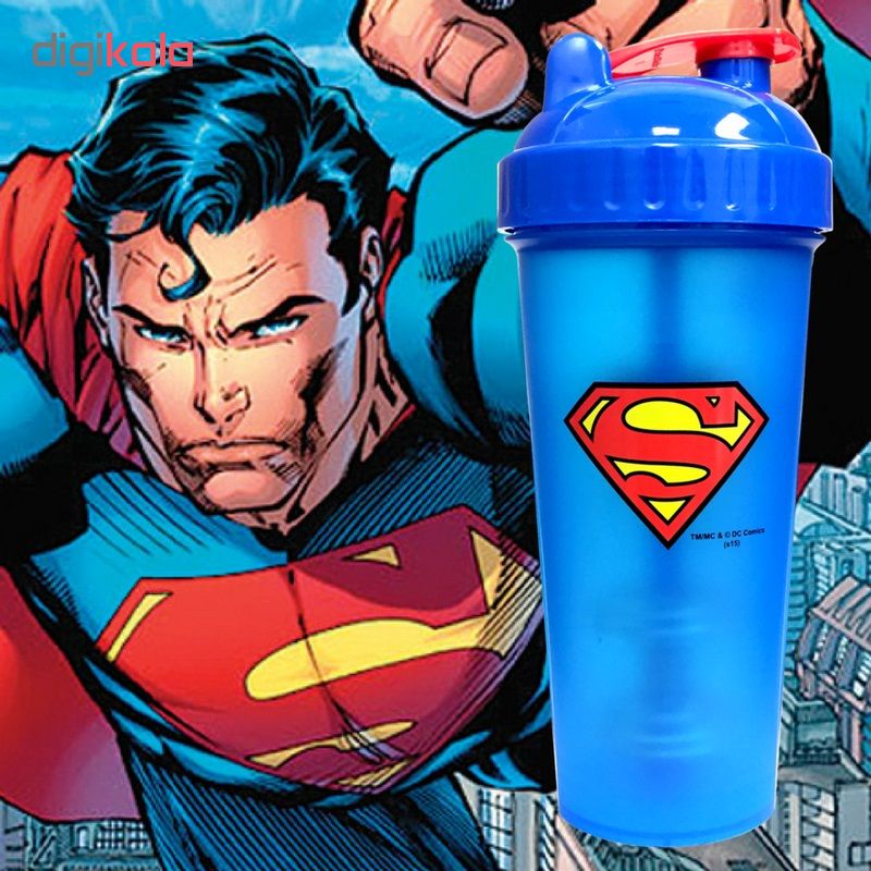 شیکر طرح سوپرمن مدل Hero ظرفیت 0.7 لیتر