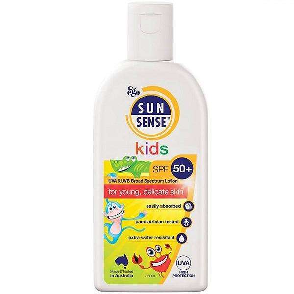 کرم ضد آفتاب کودکان سان سنس مدل SPF50plus حجم 125 میلی لیتر