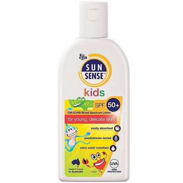 کرم ضد آفتاب کودکان سان سنس مدل SPF50plus حجم 125 میلی لیتر
