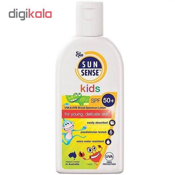 کرم ضد آفتاب کودکان سان سنس مدل SPF50plus حجم 125 میلی لیتر