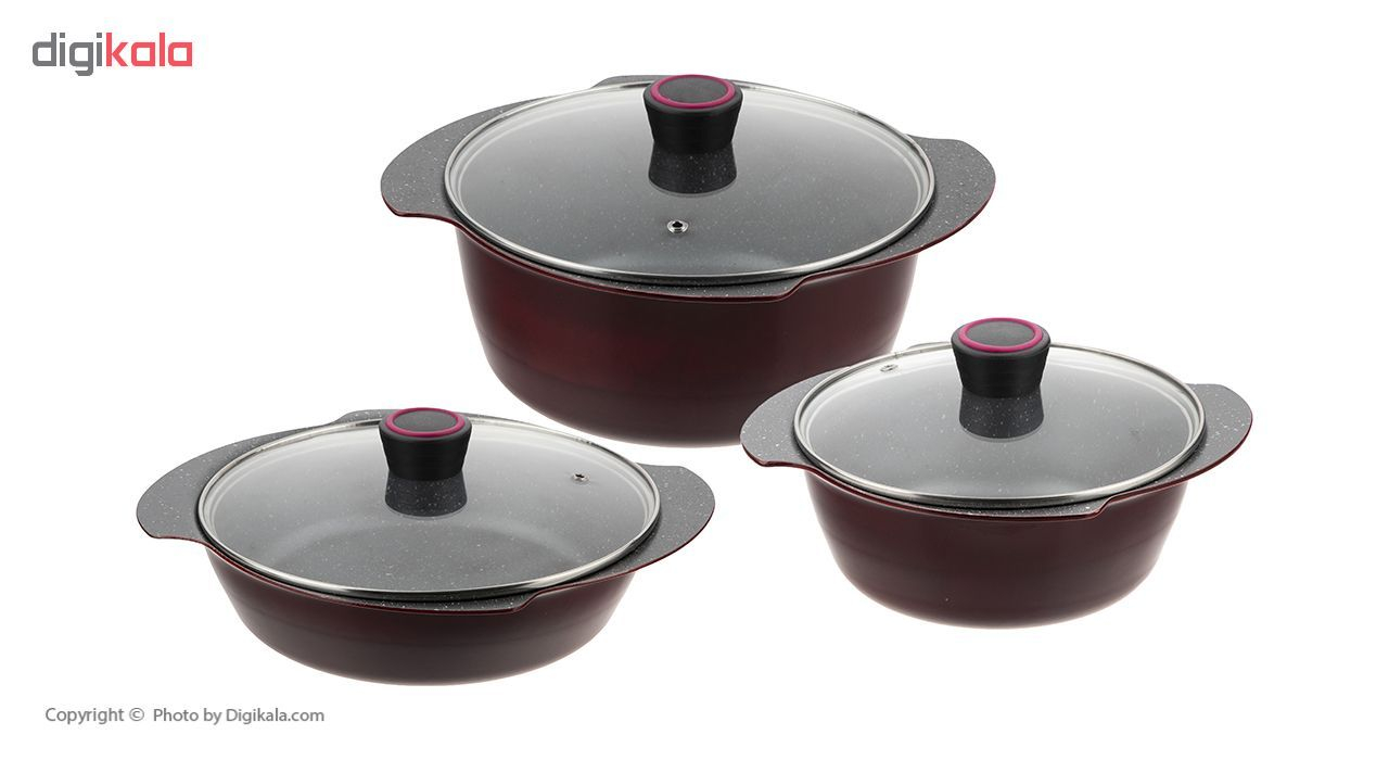 سرویس پخت و پز 6 پارچه تکنو کد 624