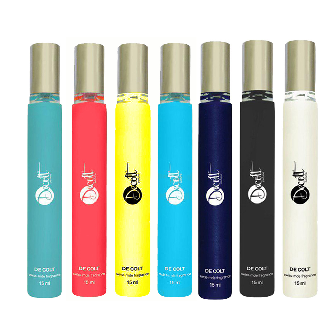 عطر جیبی دکلت مدل 134 حجم 15 میلی لیتر مجموعه 7 عددی