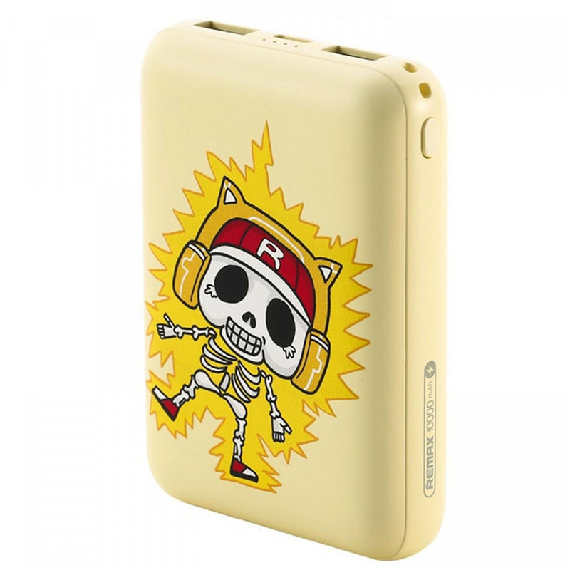 شارژر همراه ریمکس مدل RPP-117 طرح Skull ظرفیت 10000 میلی آمپر ساعت 