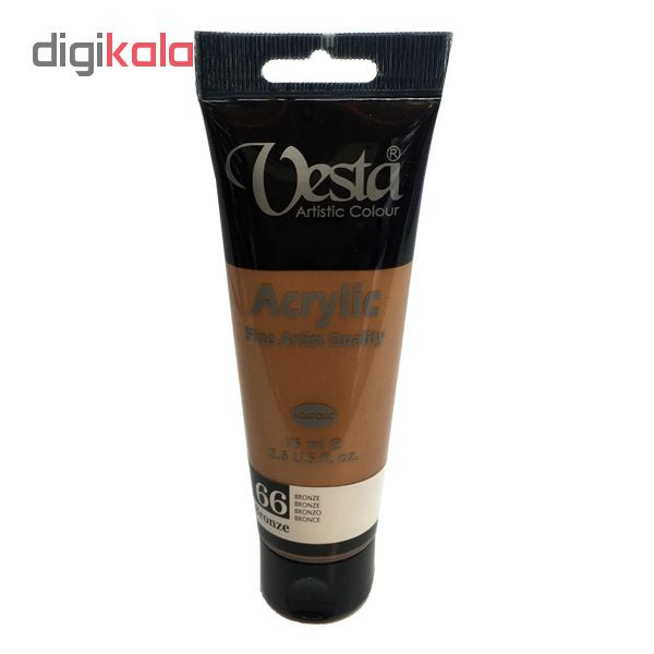 رنگ اکریلیک وستا مدل bronze کد66
