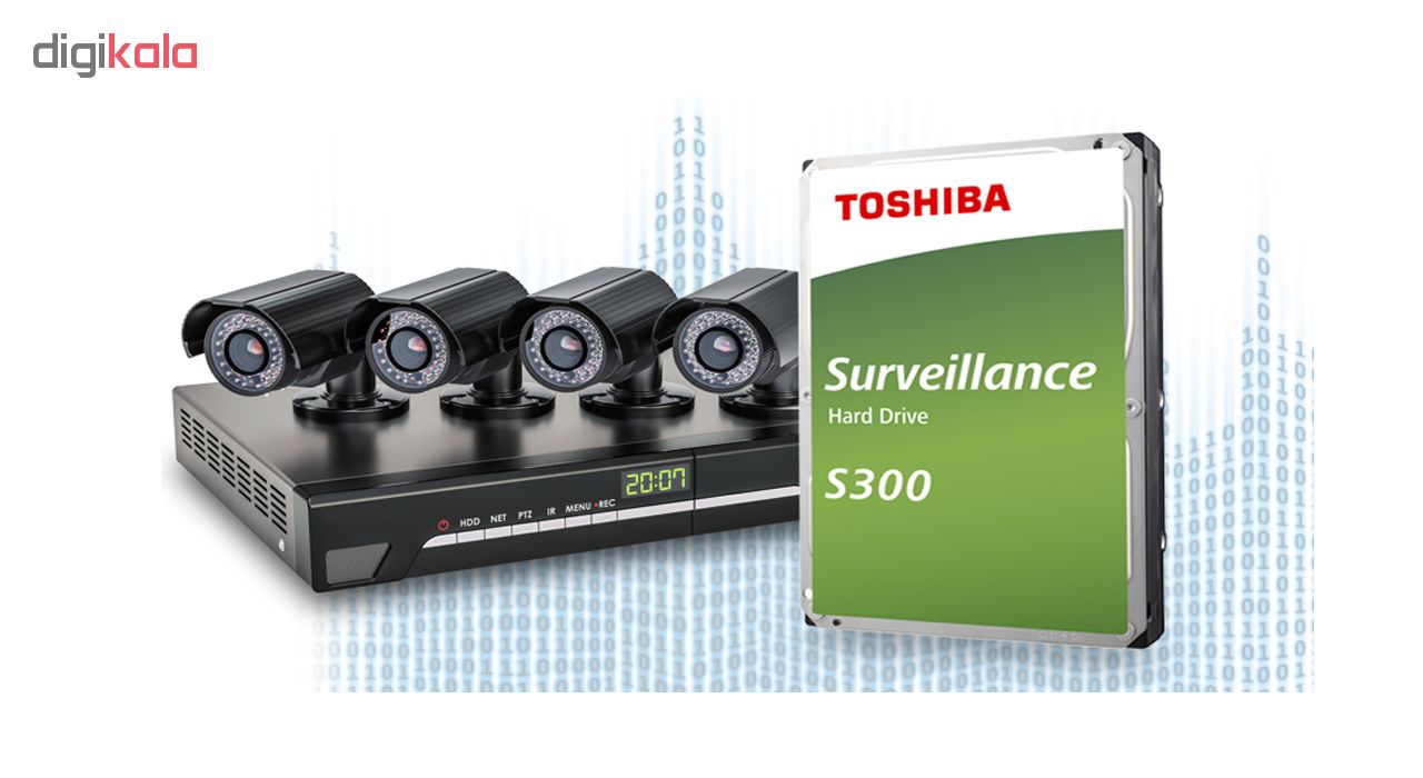 هارددیسک اینترنال توشیبا مدل S300 surveillance ظرفیت 6 ترابایت عکس شماره 3