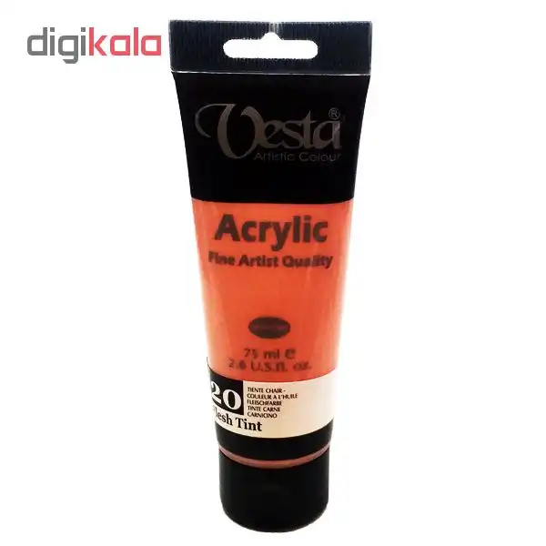 رنگ اکریلیک وستا مدل flesh tint کد20