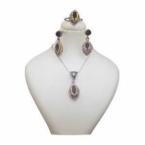 نیم ست نقره زنانه ترمه 1 مدل عثمانی کد OS031