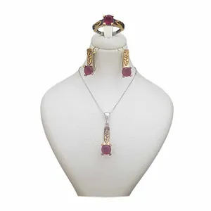 نیم ست نقره زنانه ترمه 1 مدل عثمانی کد OS032