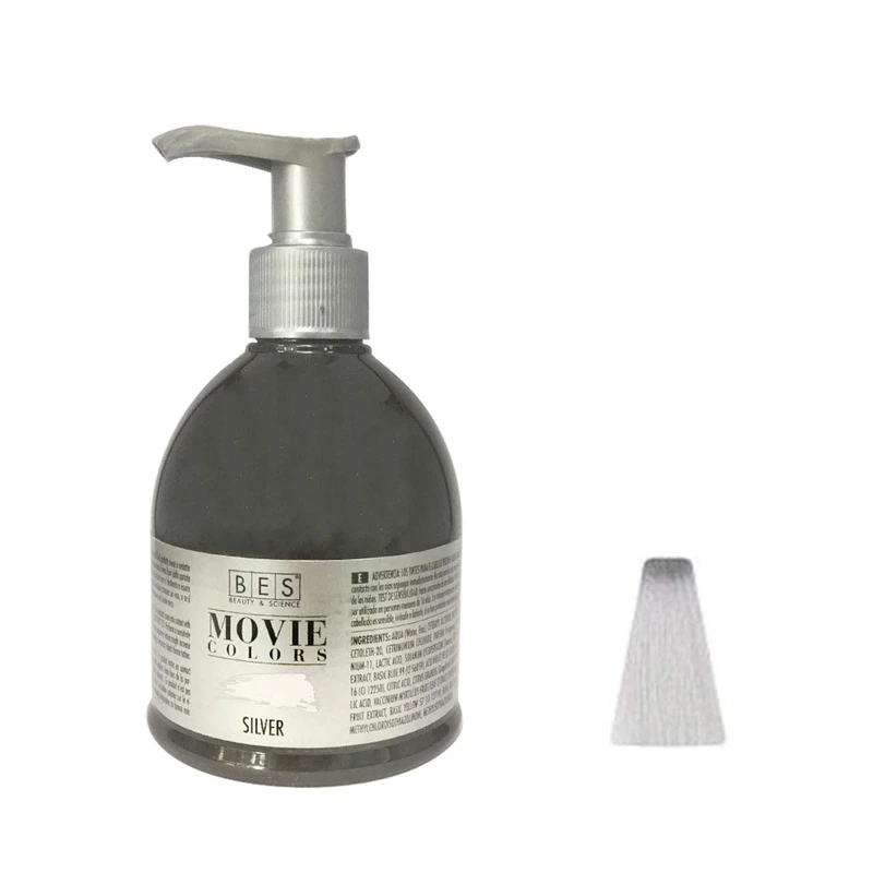 شامپو رنگ مو بس مدل 1221 حجم 250 میلی لیتر رنگ نقره ای