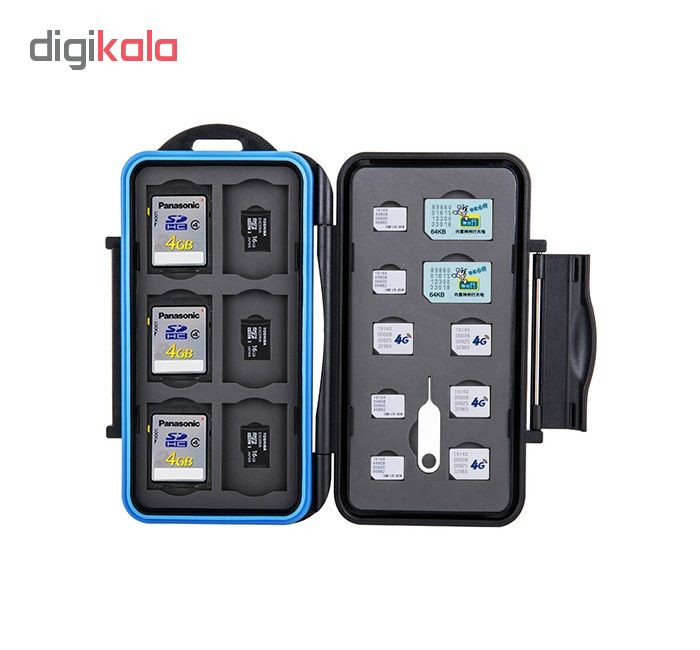 کیف محافظ کارت حافظه جی جی سی مدل MC-STM22A