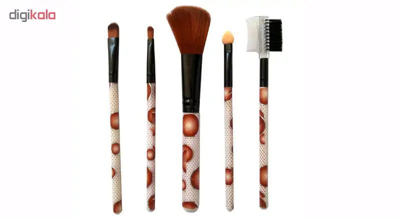 ست برس آرایشی شیمای کد 11 بسته 5 عددی