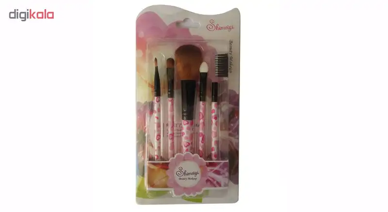 ست برس آرایشی شیمای کد 22 بسته 5 عددی