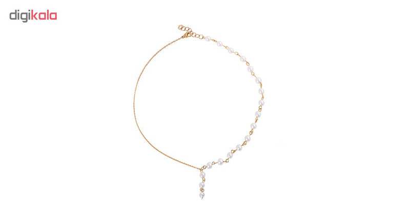 گردنبند زنانه طرح مروارید کد 00-61