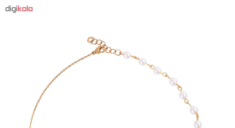 گردنبند زنانه طرح مروارید کد 00-61