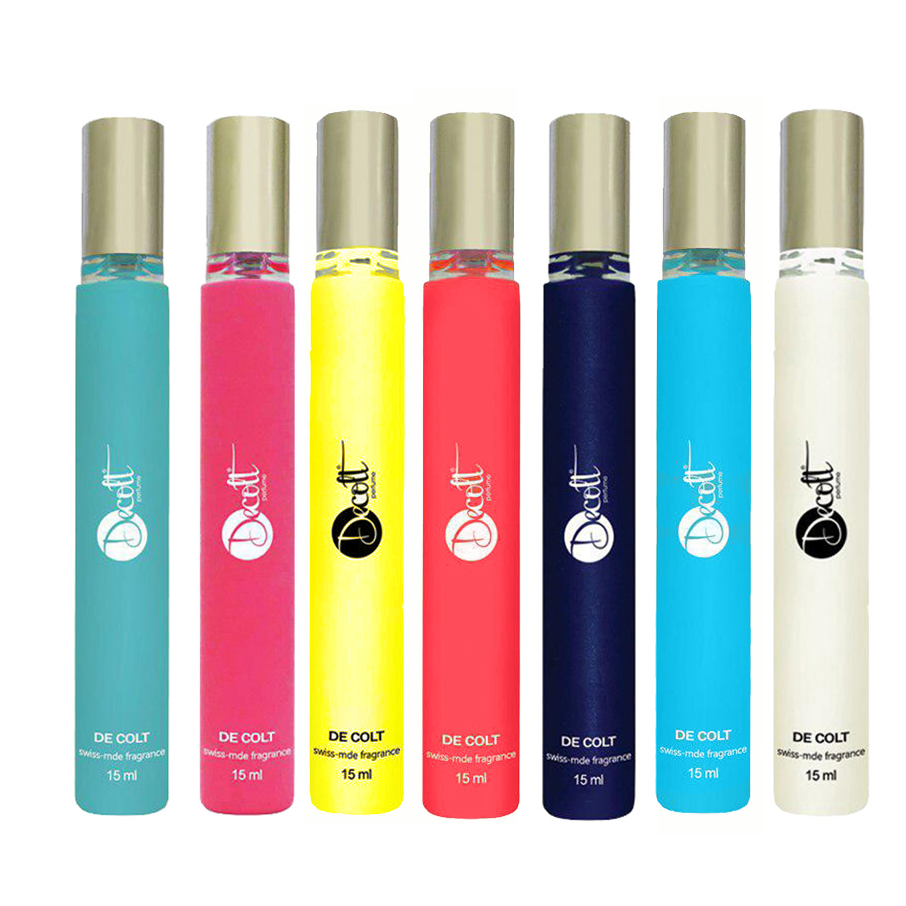 عطر جیبی دکلت مدل 137 حجم 15 میلی لیتر مجموعه 7 عددی