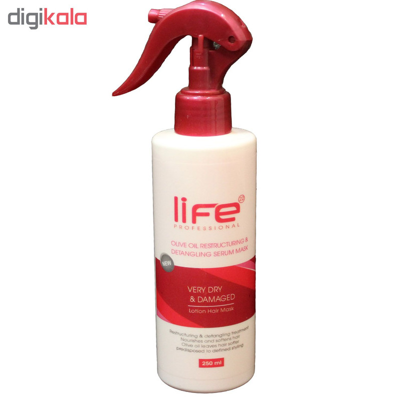 لوسیون مو لایف مدل VERY DRY & DAMAGED حجم 250 میلی لیتر