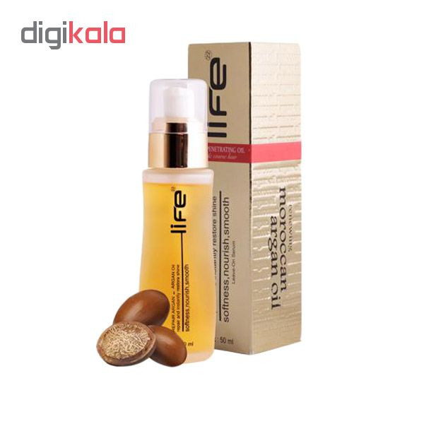 روغن مو لایف مدل Argan حجم 50 میلی لیتر