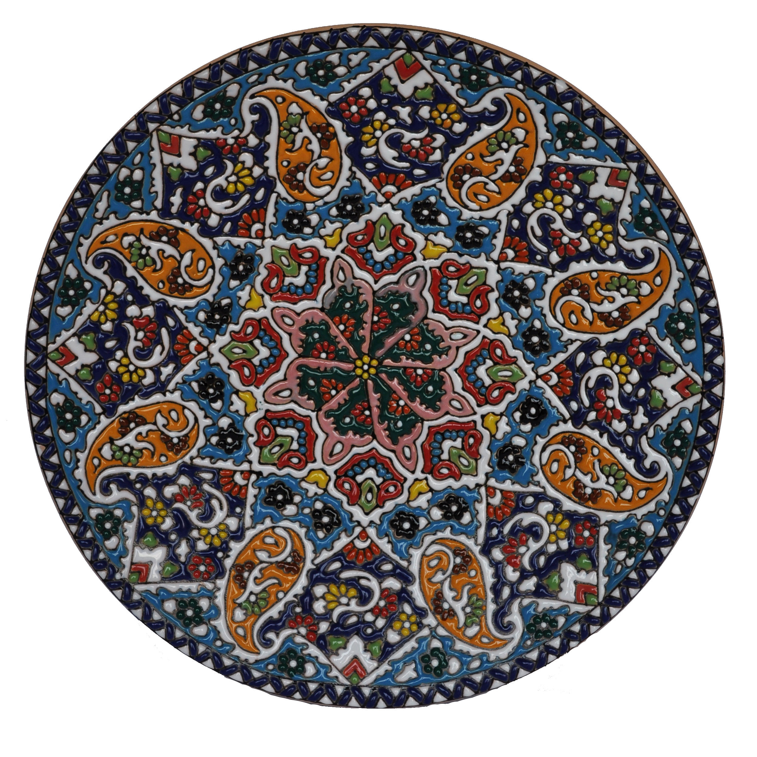 بشقاب میناکاری کد 25001