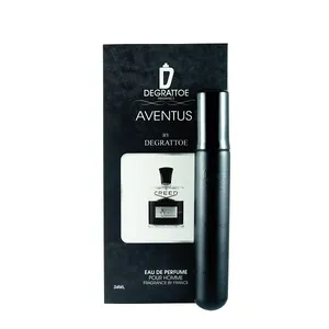 عطر جیبی مردانه دگراتو مدل aventus حجم 24 میلی لیتر