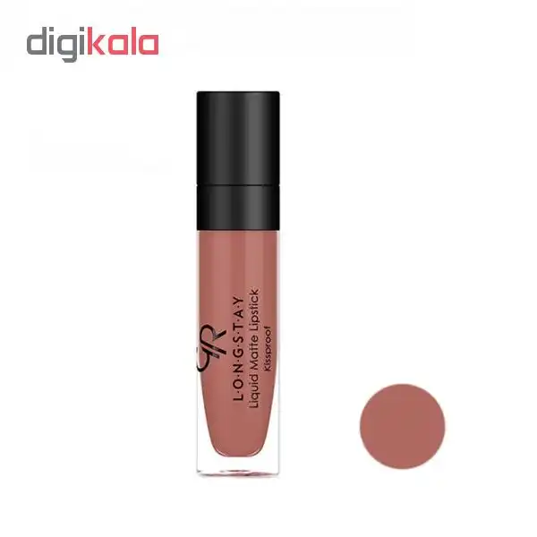 رژ لب مایع گلدن رز شماره 16