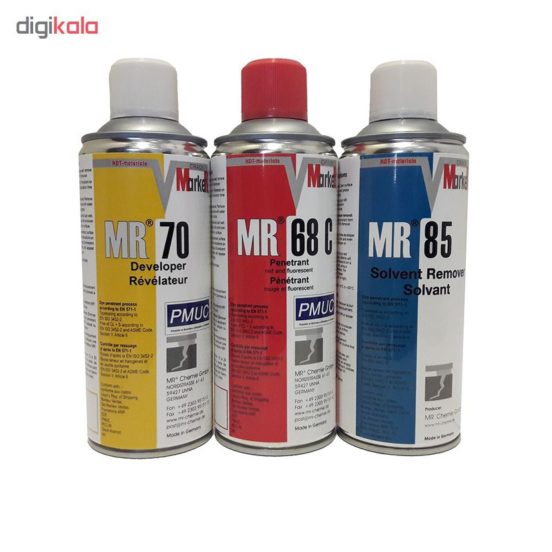 اسپری تست مایعات نافذ ام آر مجموعه 12 عددی