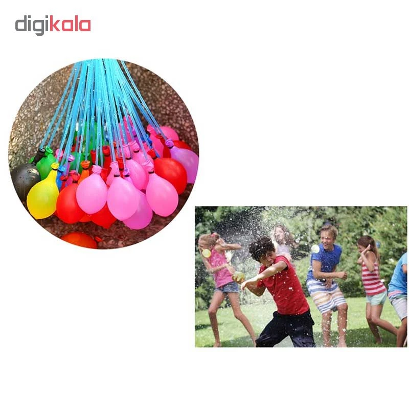 عکس شماره 2 : بادکنک آبی مجیک بالون مدل waterballon کد 2001197 بسته 3 عددی