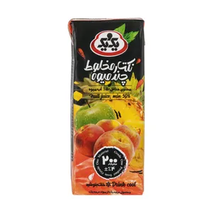 نکتار مخلوط چند میوه یک و یک - 200 میلی لیتر