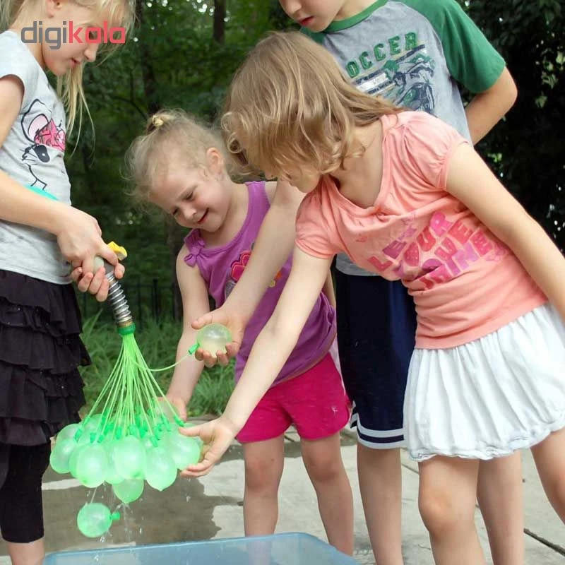 عکس شماره 7 : بادکنک آبی مجیک بالون مدل waterballon کد 2001197 بسته 3 عددی