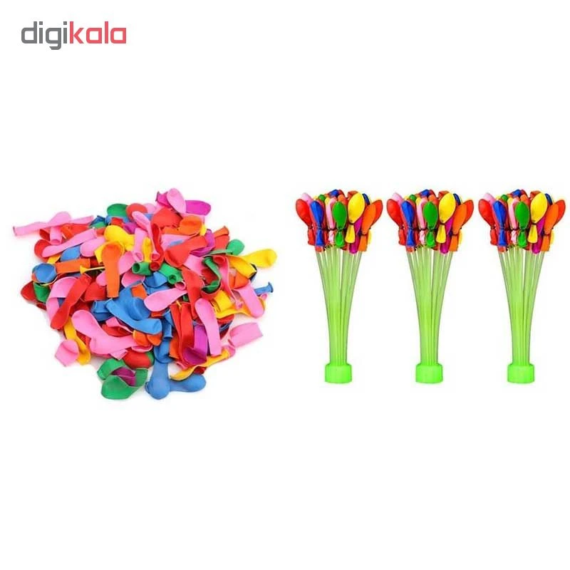 عکس شماره 5 : بادکنک آبی مجیک بالون مدل waterballon کد 2001197 بسته 3 عددی
