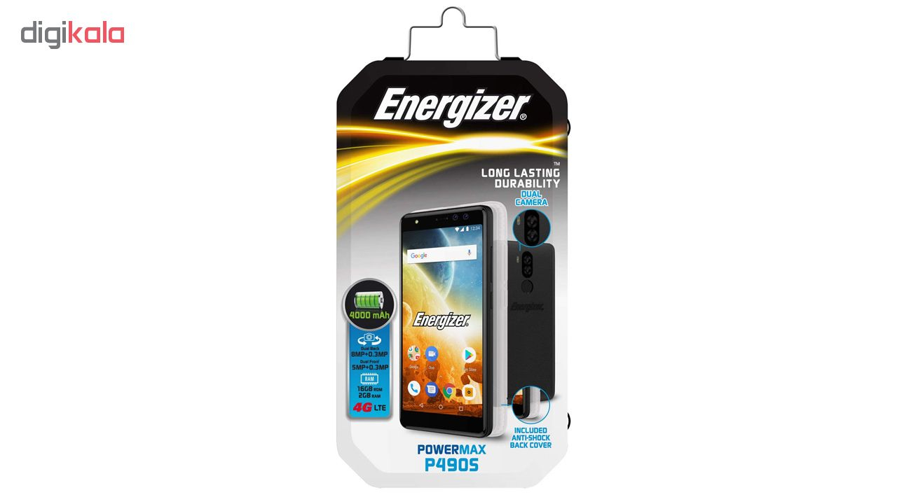 گوشی موبایل انرجایزر مدل Power Max P490S دو سیم کارت ظرفیت 16 گیگابایت