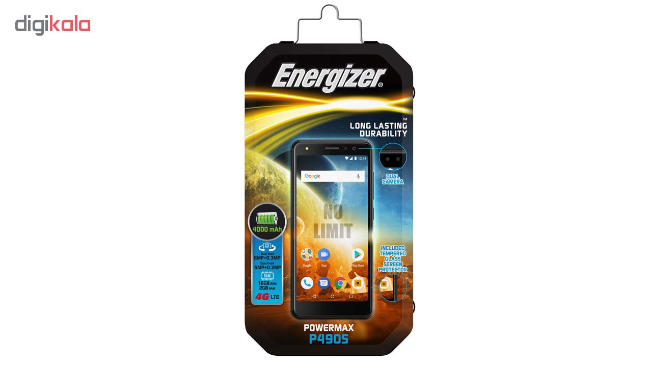 گوشی موبایل انرجایزر مدل Power Max P490S دو سیم کارت ظرفیت 16 گیگابایت